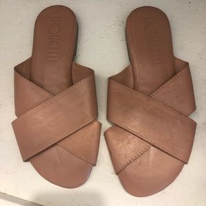leather flat shoes from brazil